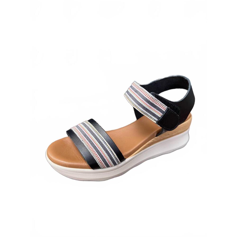 NEW BTU BY BERTUCHI women's harlow sandal in black